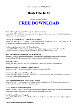 [ebook] free deutz fahr ks 80 pdf