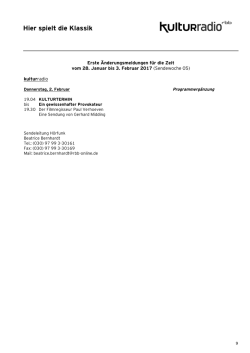 Hier spielt die Klassik