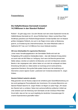 HK MultiCenter-Informationsdienst - Assekuranz-INFO