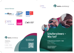 Schulter Flyer 2017