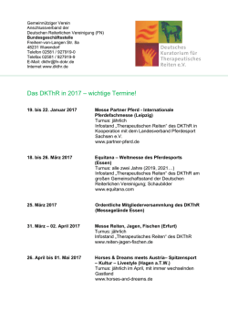 DKThR unterwegs 2017