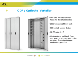 ODF - klar kabelschutz