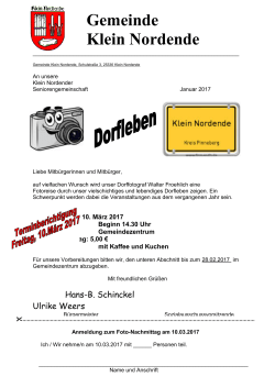 die Einladung zum als PDF