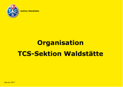 Organisation TCS-Sektion Waldstätte