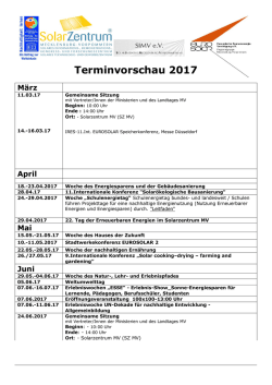 Terminvorschau 2017 - Amt Dorf Mecklenburg