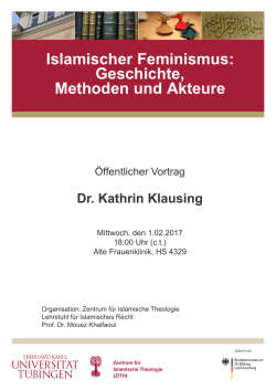 Islamischer Feminismus: Geschichte, Methoden und Akteure