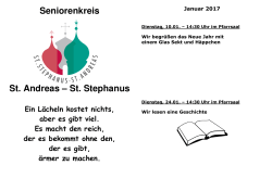 Seniorenkreis St. Andreas – St. Stephanus