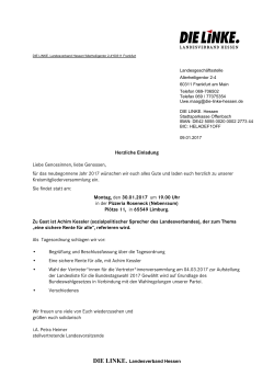 Vollständige Einladung - DIE LINKE - Kreisverband Limburg
