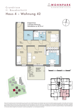 Haus 4 &ndash; Wohnung 42 - Wohnpark Kammerwiesen