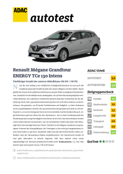 Renault Mégane Grandtour ENERGY TCe 130 Intens