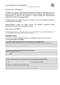Klicken Sie hier um den Fragebogen zu lesen - Ball-Spiel