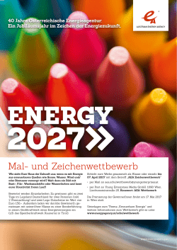 Energy 2027 Malwettbewerb