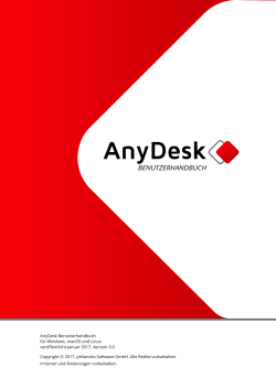 AnyDesk 3.0 Benutzerhandbuch