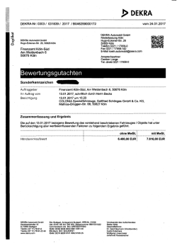 Gutachten - Zoll