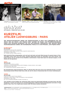 Programminfo - Arte Presse