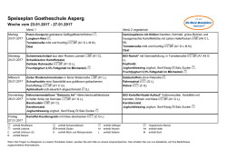 Speiseplan KW 4 (23.01.2017 bis 27.01.2017)