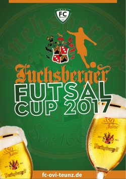 geht`s zum Fuchsberger-Futsalcupheft als PDF zum - FC OVI