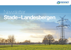 Newsletter Stade – Landesbergen