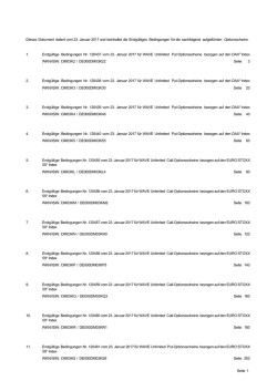 Endgültige Bedingungen - Deutsche Bank X