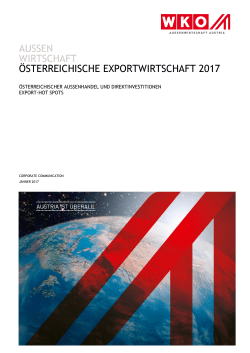 Österreichische Exportwirtschaft 2017