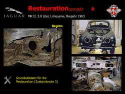 Restaurationsprojekt A - RJH
