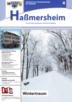 Ha&szlig;mersheim - Lokalmatador
