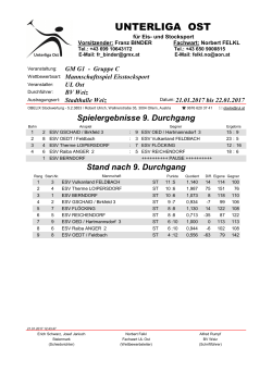 GM 1 C - Unterliga Ost