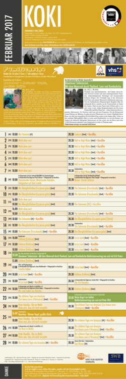 Februar-Programm