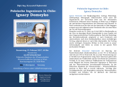 Polnische Ingenieure in Chile: Ignacy Domeyko