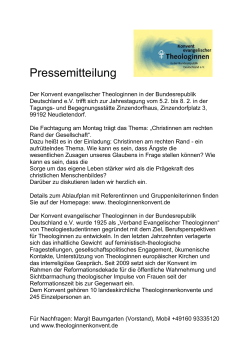 Pressemitteilung - Evangelische Kirche in Mitteldeutschland