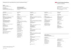 Organigramm - Hochschulrektorenkonferenz