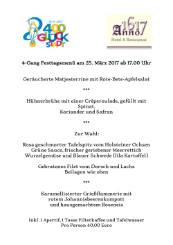 finden Sie Informationen zum Menü