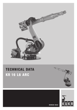 TECHNICAL DATA KR 16 L6 ARC