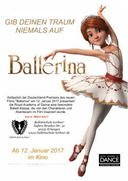 am 2. März 2017 - ballettschule
