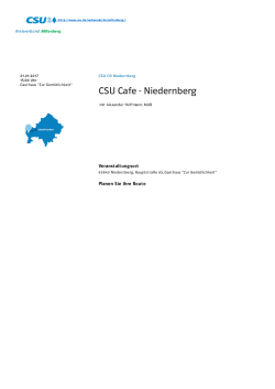 CSU Cafe - Niedernberg