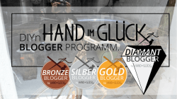 Hand im Gl&uuml;ck Blogger Programm