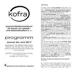 programm - KOFRA München