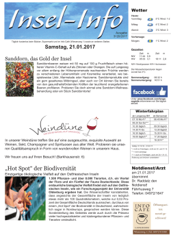 Aktuelle Ausgabe - Langeoog