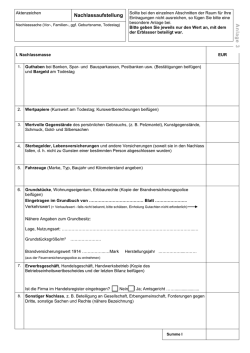 ein spezielles Formular zur Verf&uuml;gung.