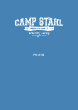 Presse-Kit - Camp Stahl