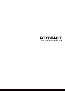 Drysuit Manual