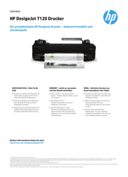 HP DesignJet T120 Drucker