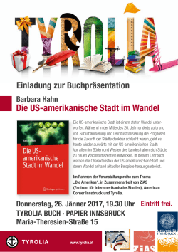 Die US-amerikanische Stadt im Wandel