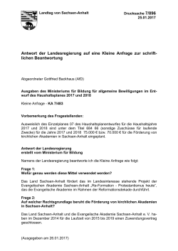 PDF, 70kb - Landtag Sachsen-Anhalt - Land Sachsen