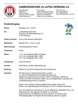 HAMBURGISCHER JUdJUTSU VERBAND e.V.