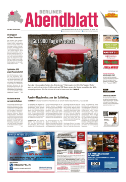 gut900tageprotest - Berliner Abendblatt