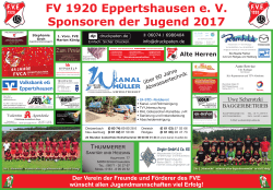 Sponsorentafel - FV Eppertshausen