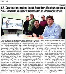 Artikel in der Werra-Rundschau als PDF - GS