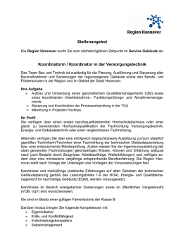Koordinatorin / Koordinator in der