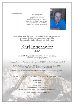 Innerhofer Karl - VA - Uttendorf